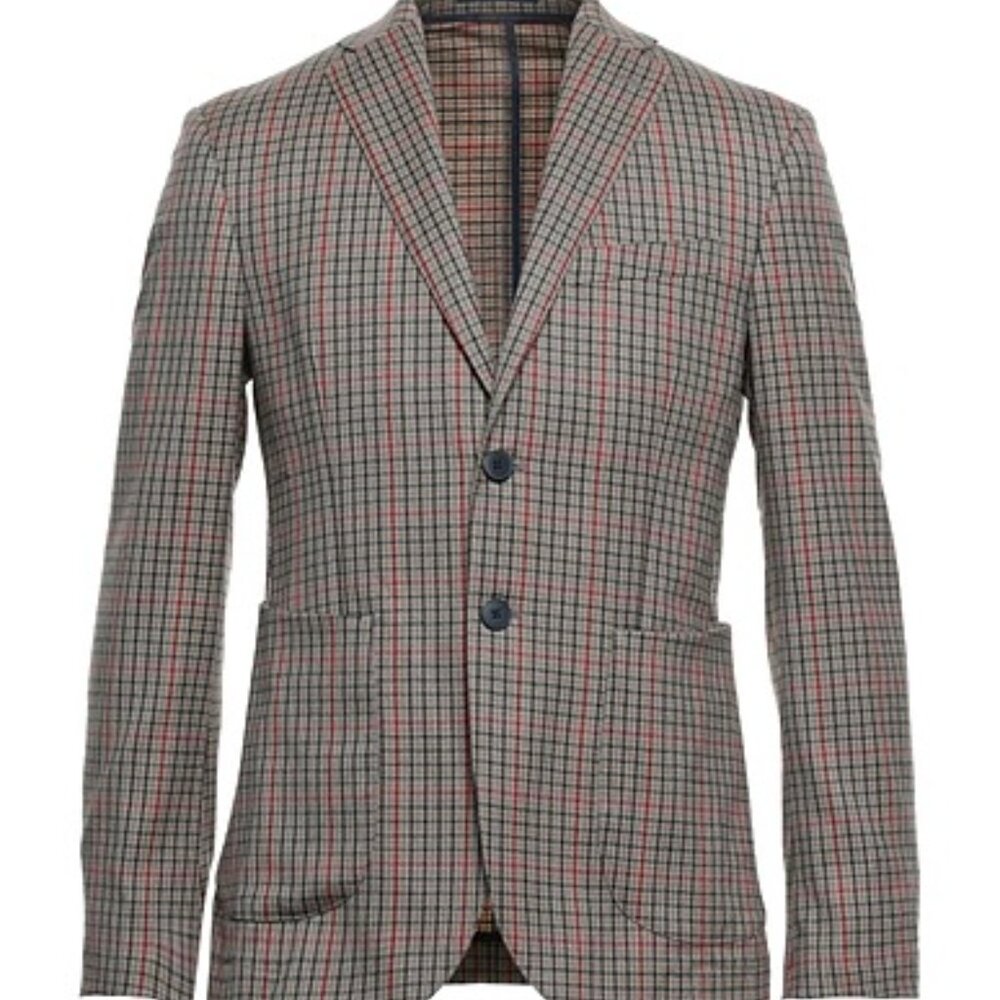 Domenico Tagliente Plaid Blazer – Made in Italy – 38R / Medium